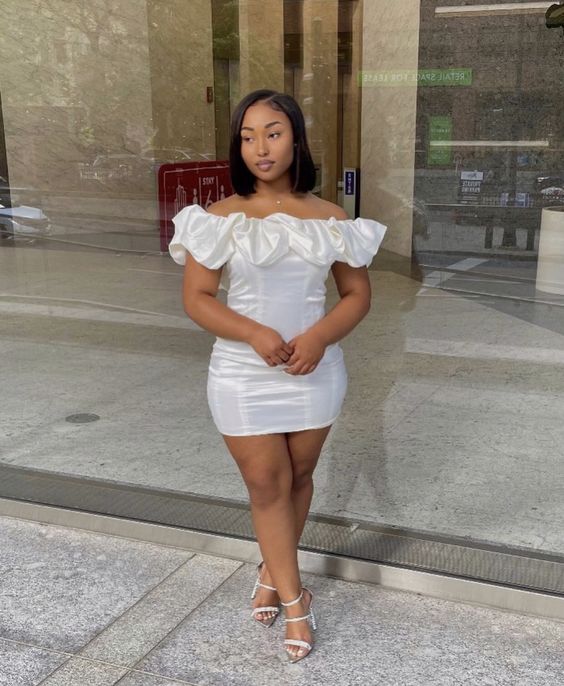 Sexy 17th Birthday Dresses White Off The Shoulder Birthday Outfits P327