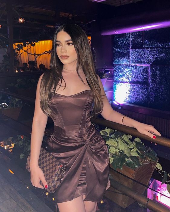 Simple Sheath Strapless Birthday Dresses Birthday Outfits P1033