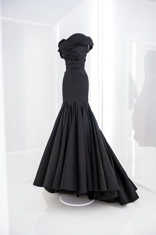 Sexy Mermaid Long Black Prom Dresses P1266