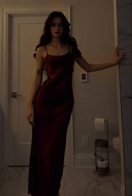 Modest Mermaid Straps Burgundy Prom Dress P1434 PreppyDress Modest Mermaid Straps Burgundy Prom Dress P1434 PreppyDress
