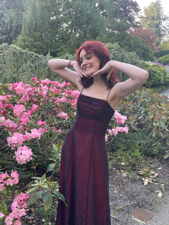 vintage burgundy dress Unique Vintage Burgundy Chevron Fringe Pencil Dress