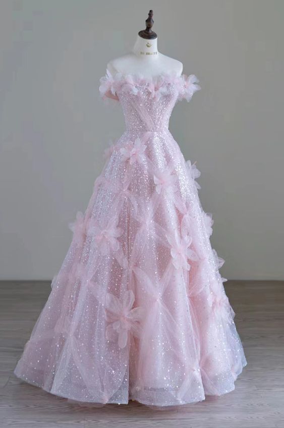 Women High Feeling Pink Fairy Prom Dress Long Party Dresses P1603 - AS PHOTO / US2 Women High Feeling Pink Fairy Prom Dress Long Party Dresses P1603 - AS PHOTO / US2