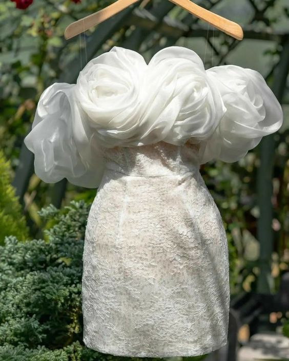 Vintage Sheath Strapless White Homecoming Dresses 16th Birthday Outfits P1826