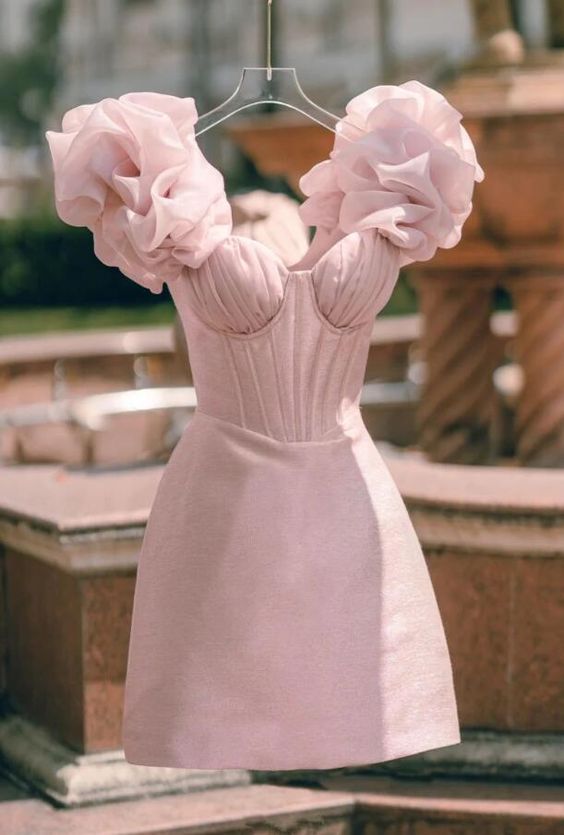 Cute Pink Stunning Short Homecoming Dresses 18th Birthday Outfits P182 Cute Pink Stunning Short Homecoming Dresses 18th Birthday Outfits P182