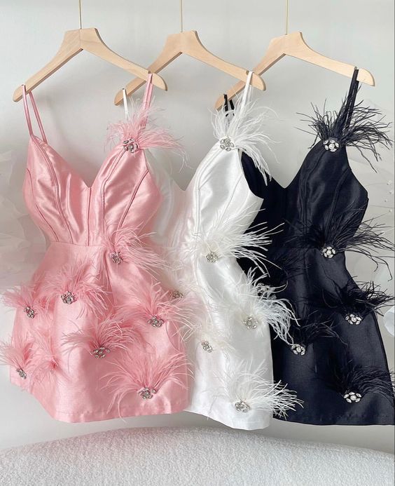 Sexy A line Straps Satin Homecoming Dress 16th Birthday Outfits P1839