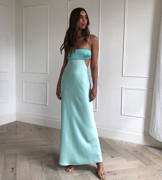 Sexy Sheath Straps Mint Green Prom Dresses Evening Dress P1993 PreppyDress Sexy Sheath Straps Mint Green Prom Dresses Evening Dress P1993 PreppyDress