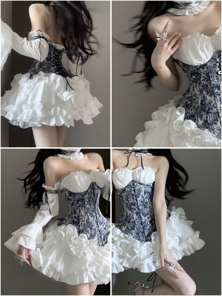 chic a line white long sleeves homecoming dress 16th birthday outfits P2087