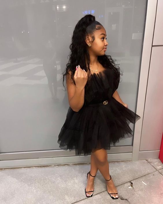 Simple A-Line Black Strapless Tulle Multi-Layered Homecoming Dress P22 PreppyDress Simple A-Line Black Strapless Tulle Multi-Layered Homecoming Dress P22 PreppyDress