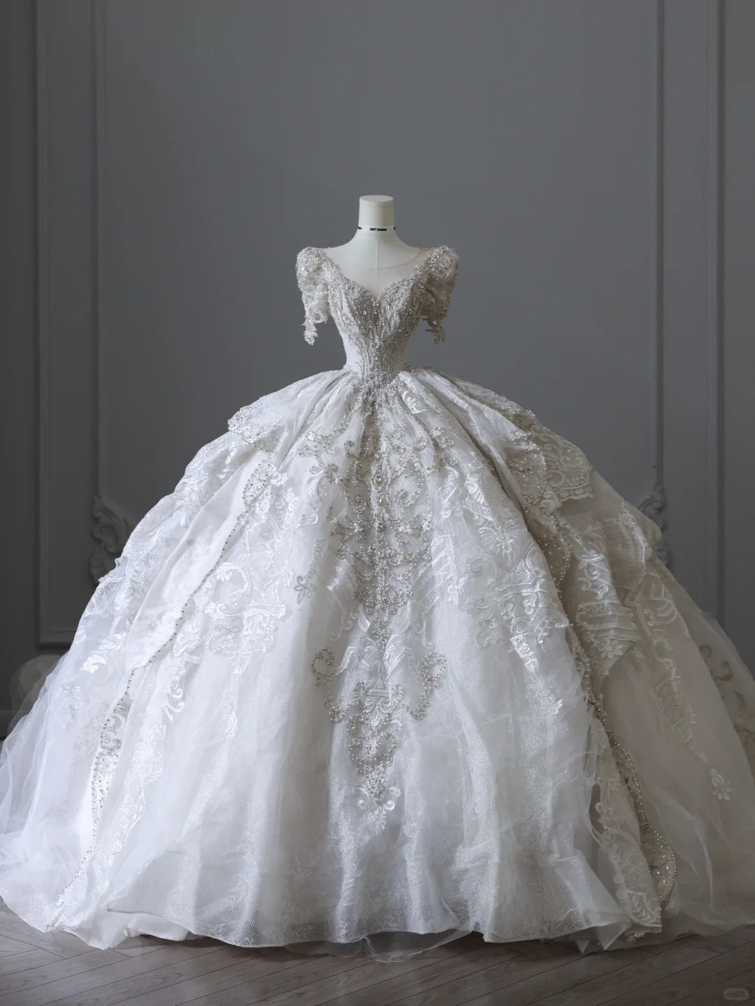 diamond lace wedding dress Azazie Camlynn Wedding Dress