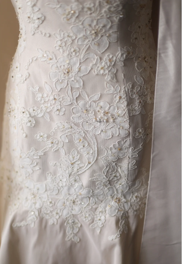 Retro palace soft light pink skirt cake layered wedding dress P2860