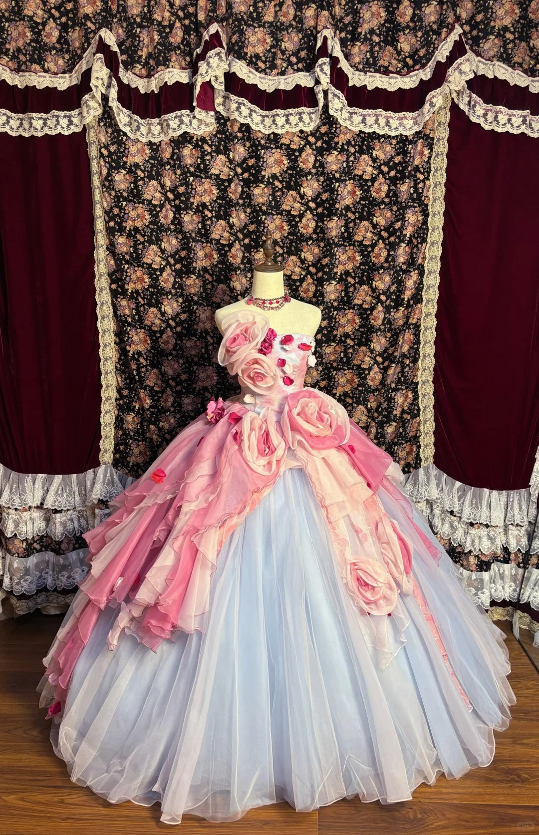 pink and blue wedding dress Dress, "cotton Candy Colors", Ombre, Dip Dye, Size 4, New, Alfred Angelo And Pink Tones Utterly blown away by this