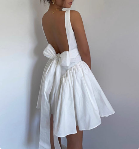 Cute Butterfly Backless Square Neck Waist Backless 17th Birthday Homec PreppyDress Cute Butterfly Backless Square Neck Waist Backless 17th Birthday Homec PreppyDress