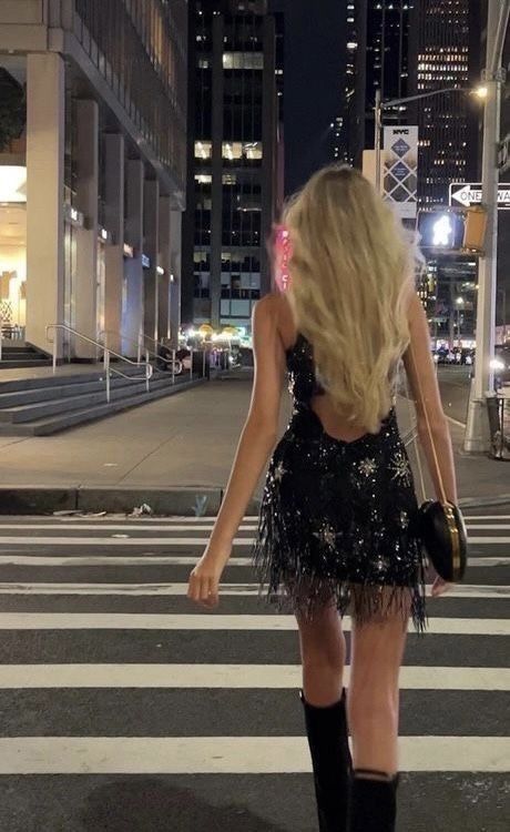 Sparkling Tassel Square Neck Star Sequin Open Back Homecoming Dress P3810