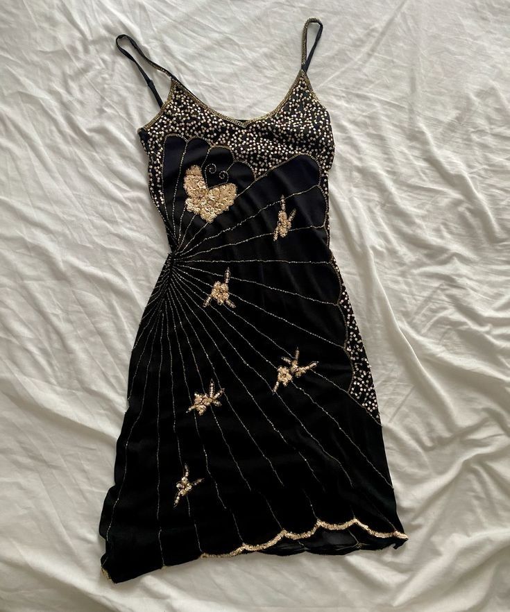 Vintage Black Strapless Butterfly Sequin Birthday Short Skirt Homecoming Dress P3819