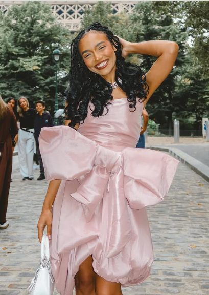 Design Pink Tube Top Bow Irregular 17th Birthday Homecoming Dress P3952