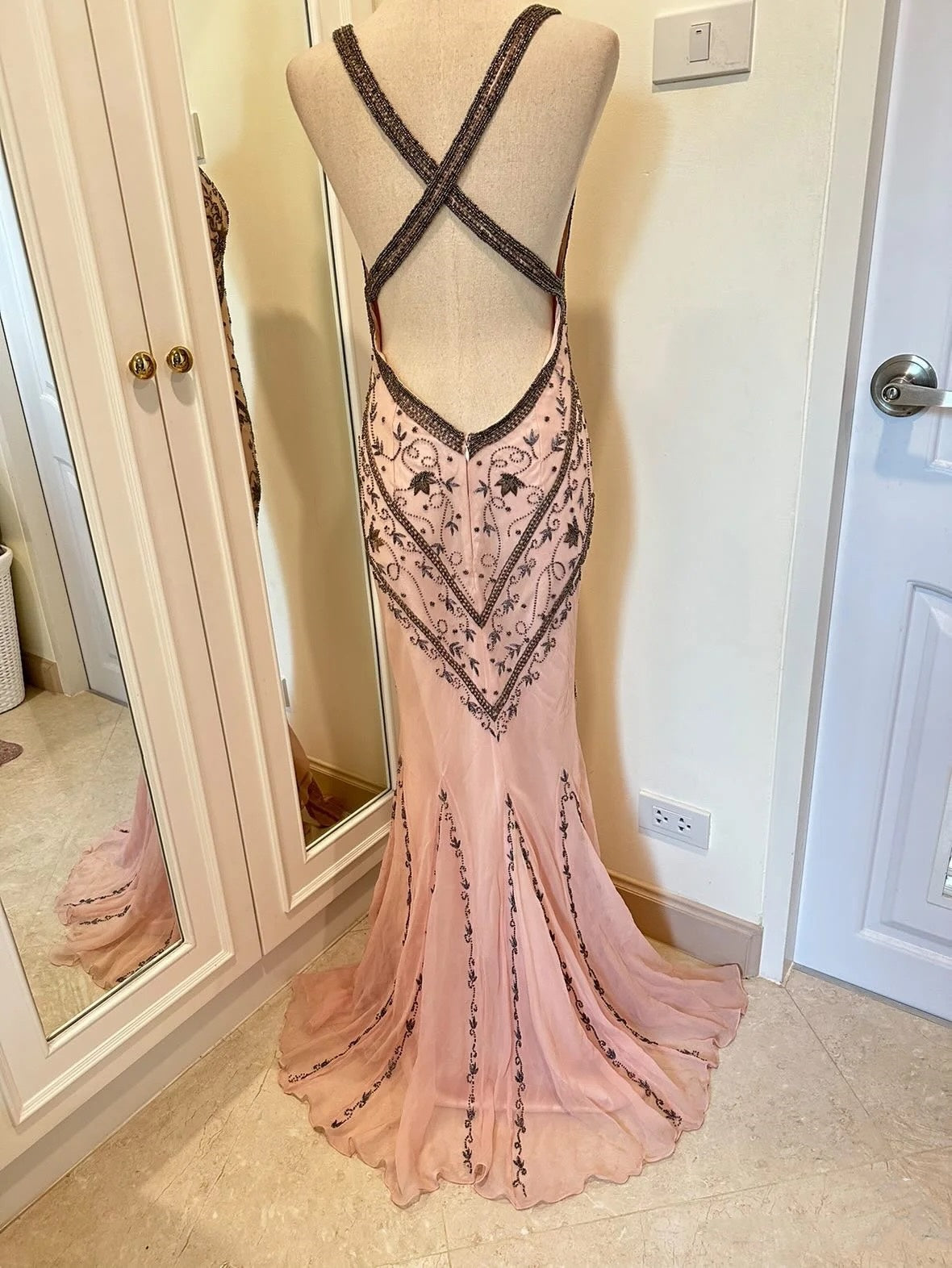 Modest Mermaid Long Prom Dresses 22th Birthday Outfits P438