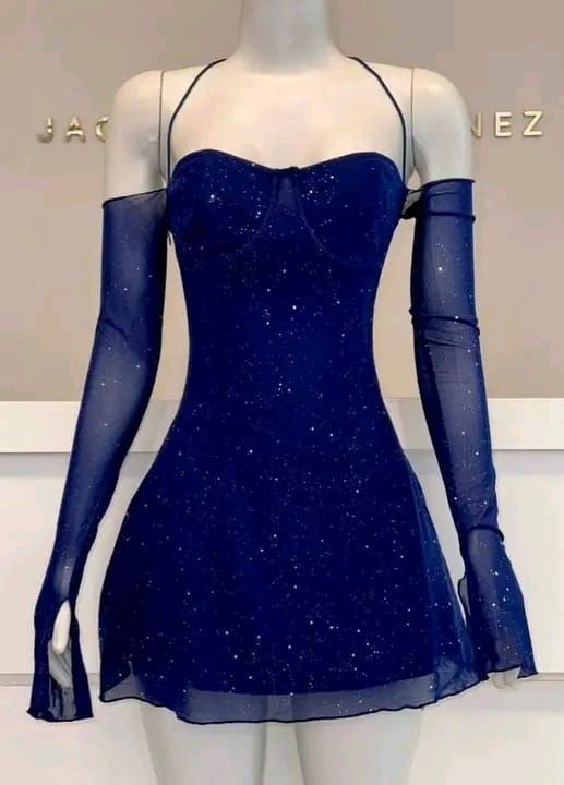 Charming Homecoming Dress A Line Navy Blue Halter Short Birthday Party Dress Cocktail Dress P4961