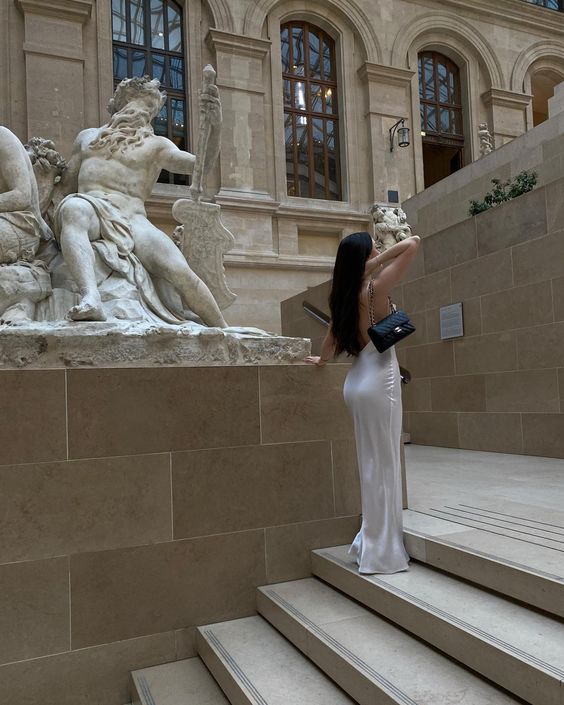 Sexy Mermaid Straps White Backless Prom Dress 22th Birthday Outfits P755