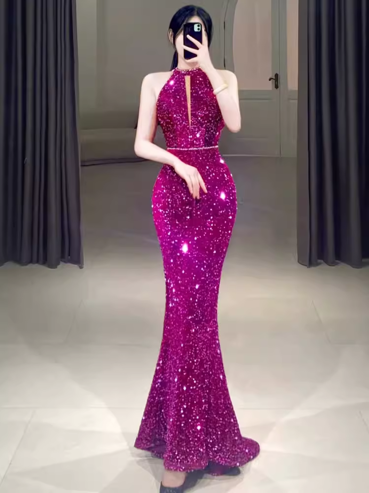 Classic Mermaid Sequin Prom Dresses Long Prom Dress P483 Classic Mermaid Sequin Prom Dresses Long Prom Dress P483