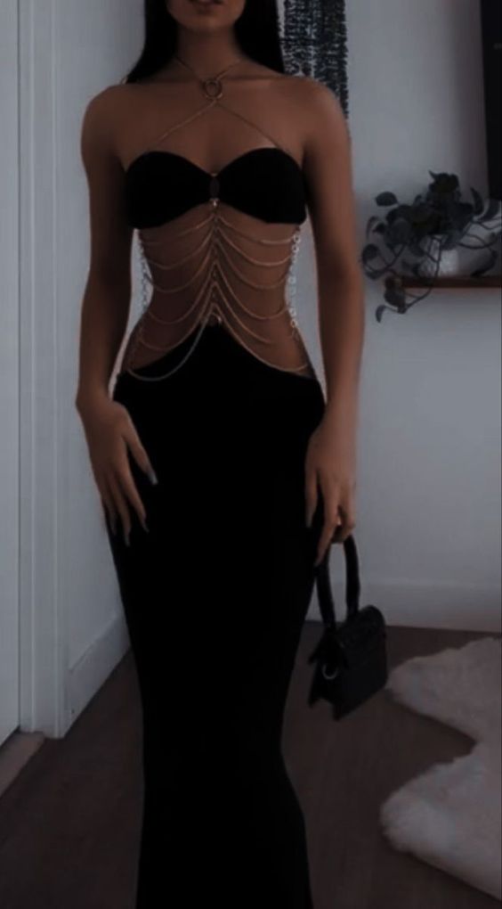 Mermaid Black Prom Dress Long Party Birthday Outfits P451 PreppyDress Mermaid Black Prom Dress Long Party Birthday Outfits P451 PreppyDress