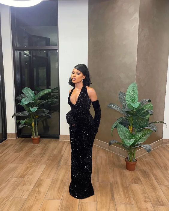 Modest Mermaid Sequin Prom Dresses 22th Birthday Outfits With Gloves P PreppyDress Modest Mermaid Sequin Prom Dresses 22th Birthday Outfits With Gloves P PreppyDress