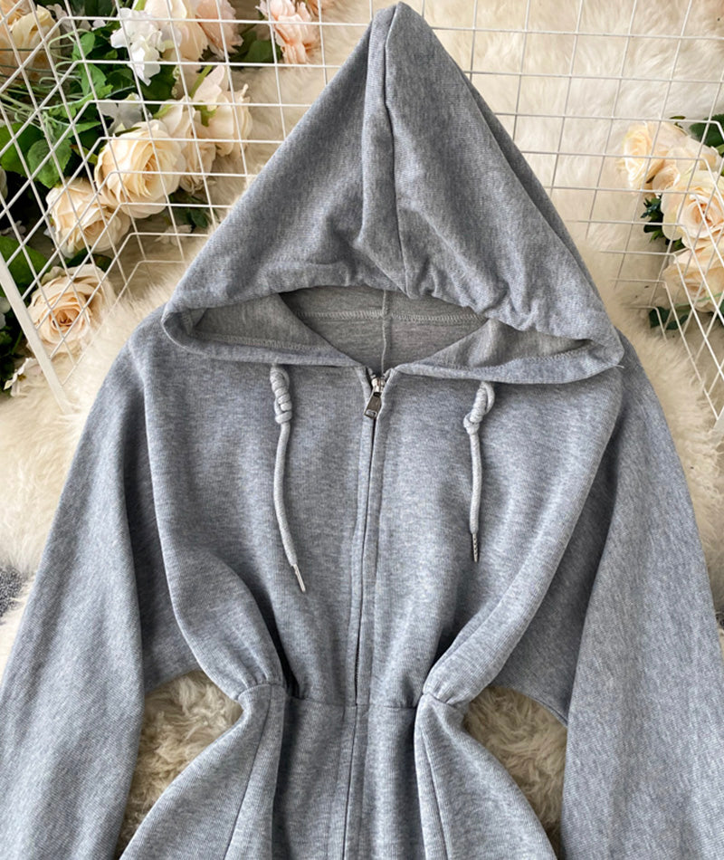 Cute Hoodie Casual Dress P296