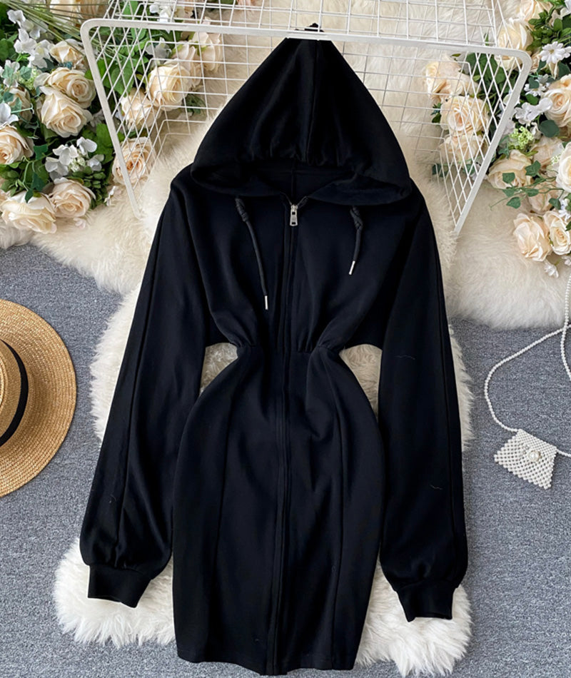 Cute Hoodie Casual Dress P296