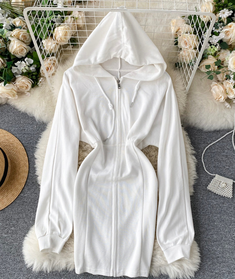 Cute Hoodie Casual Dress P296