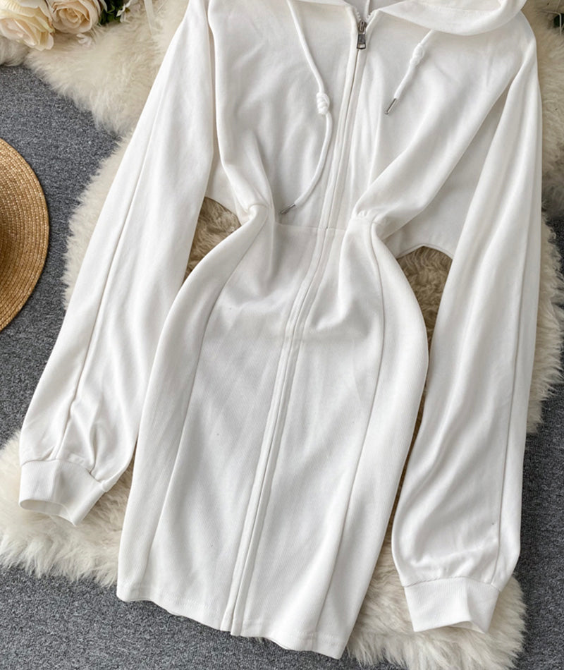 Cute Hoodie Casual Dress P296