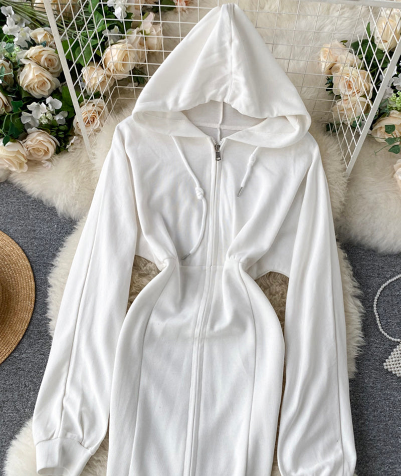 Cute Hoodie Casual Dress P296