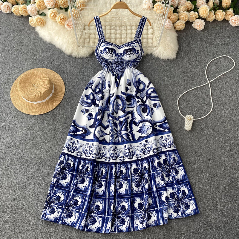 Sexy spaghetti straps summer bohemia dress women's dress P134 PreppyDress Sexy spaghetti straps summer bohemia dress women's dress P134 PreppyDress
