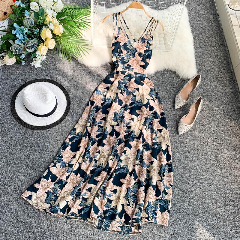 Sexy Spaghetti Straps Summer Backless Floral Dress Hot Women Dress P15 PreppyDress Sexy Spaghetti Straps Summer Backless Floral Dress Hot Women Dress P15 PreppyDress