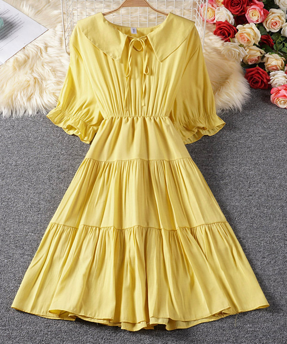 Cute A line dress short sleeve dress summer dress 038 PreppyDress Cute A line dress short sleeve dress summer dress 038 PreppyDress