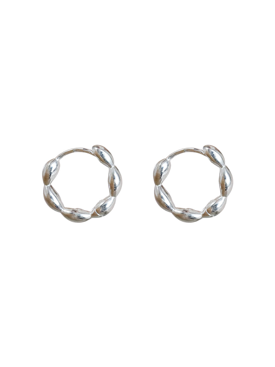 New sterling silver peas temperament ear buckle earrings earrings hypoallergenic earrings simple small earrings e005