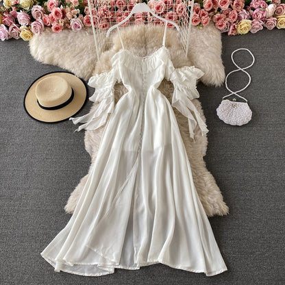 Cute Chiffon White Dress Fashion Dress P341 – PreppyDress