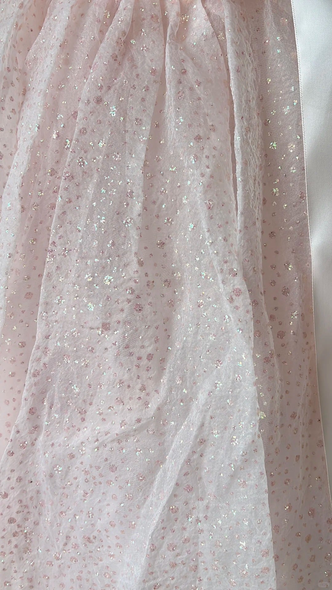 Prinzessin Rosafarbenes trägerloses Bow Pailletten Tüll Ballkleid Abendkleid Sweet 16 Kleid P4198