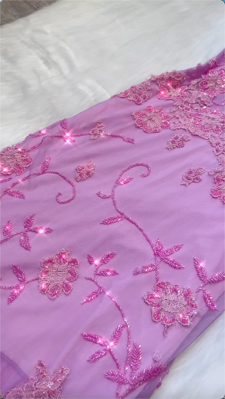 Beautiful A-Line Straps Pink Long Prom Dress P1322