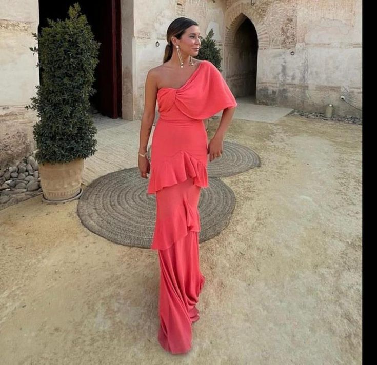 Élégante robe de bal longue sirène à une épaule pour le 22e anniversaire P2121