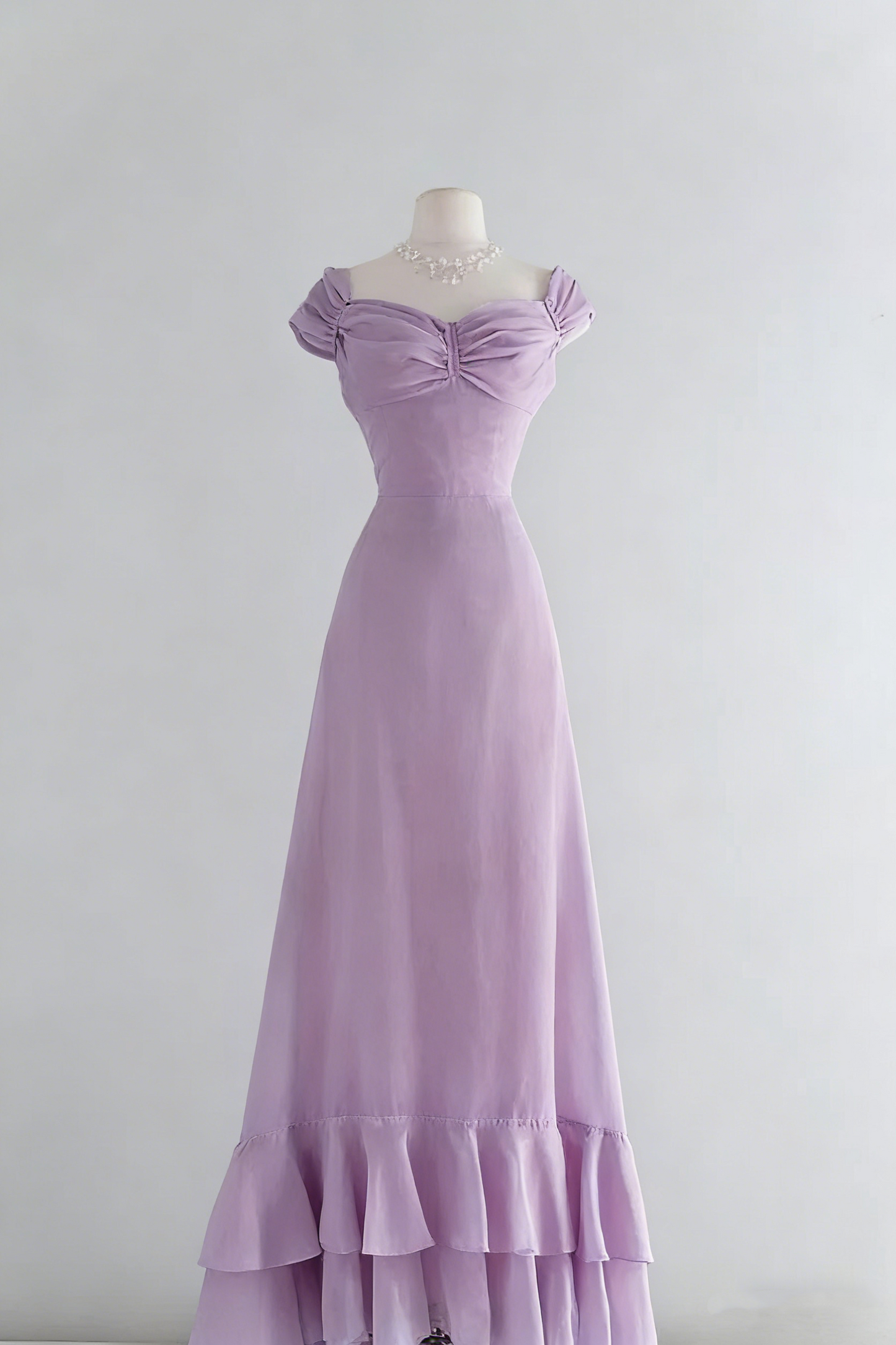 Chic A Line Sweetheart Pink Satin Long Evening Dress Prom Dresses P2389