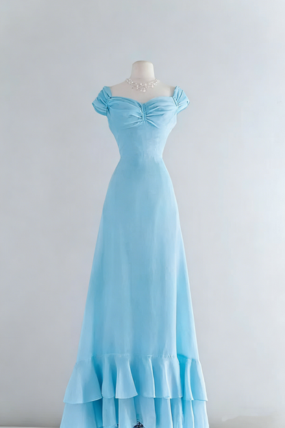 Chic A Line Sweetheart Pink Satin Long Evening Dress Prom Dresses P2389
