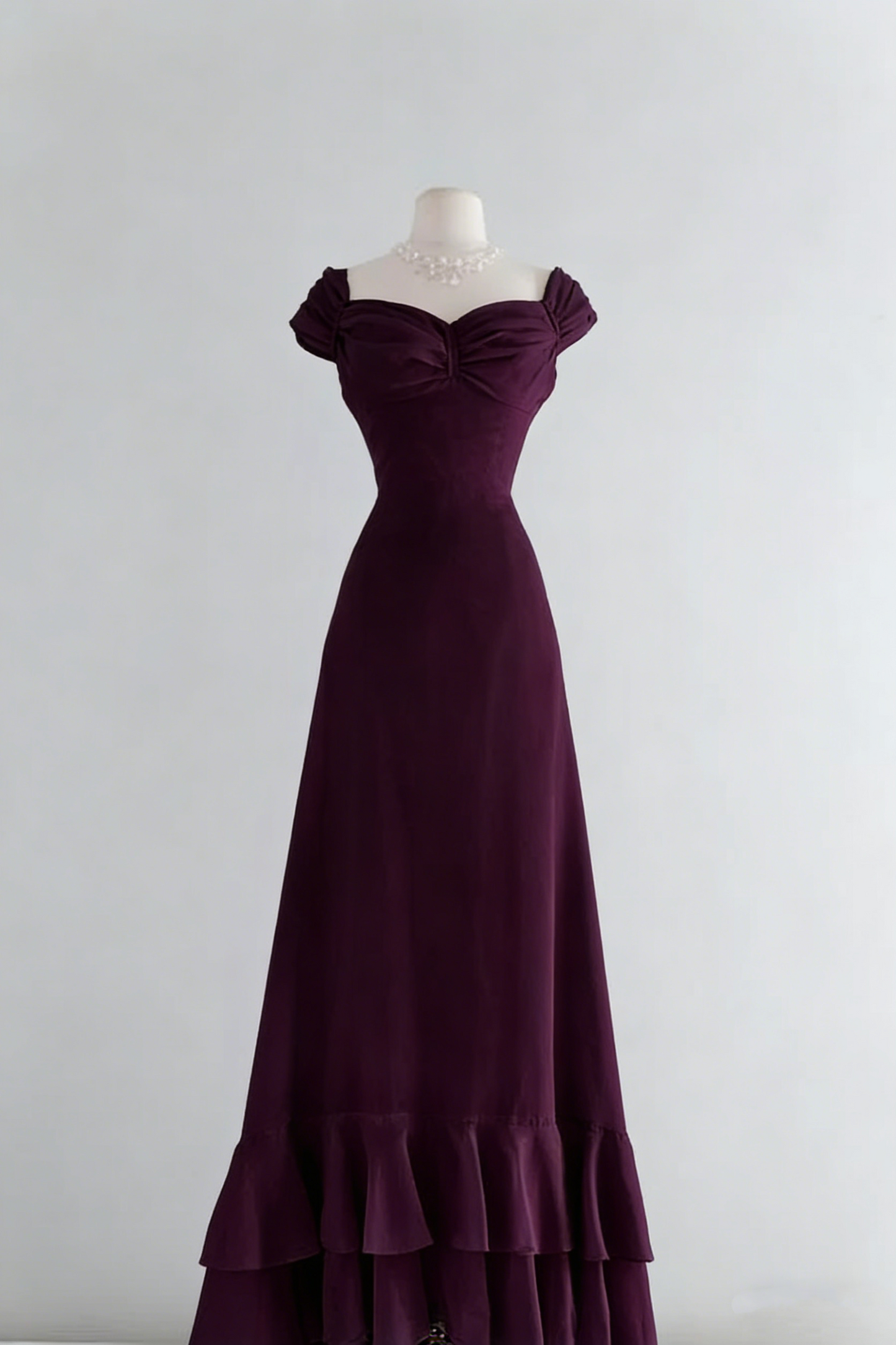 Chic A Line Sweetheart Pink Satin Long Evening Dress Prom Dresses P2389