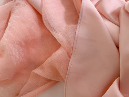 Süßes rosa A-Linien Träger-Chiffon langes Ballkleid Abendkleid P4042