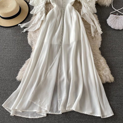 Cute Chiffon White Dress Fashion Dress P341 PreppyDress Cute Chiffon White Dress Fashion Dress P341 PreppyDress