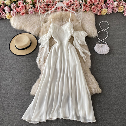 Cute Chiffon White Dress Fashion Dress P341 PreppyDress Cute Chiffon White Dress Fashion Dress P341 PreppyDress