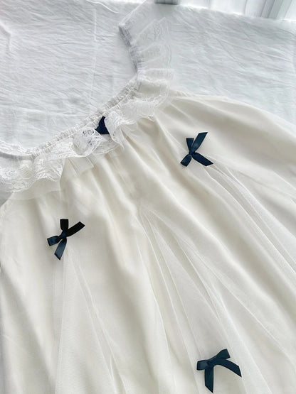 Sweet White Lace Ruffled Tulle Short 16th Birthday Dress P3993