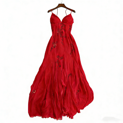 Modest A line Spaghetti Straps Prom Dresses 21th Birthday Outfits P440