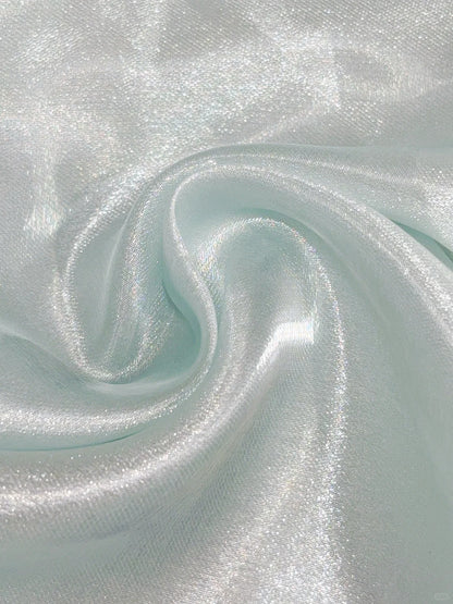 Elegantes minzgrünes A-Linien-Träger-Satin-Ballkleid Abendkleid P4072