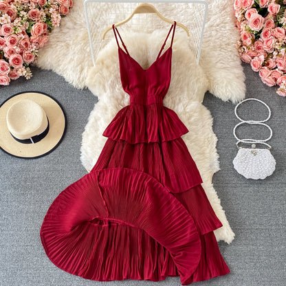 Cute V Neck Short A Line Dress Fashion Dress P340