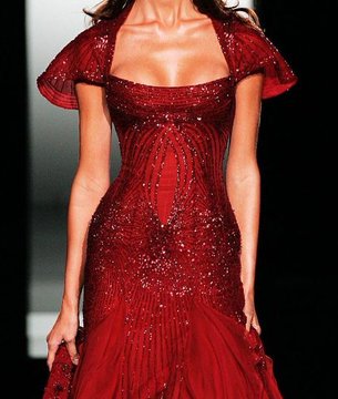 Classy Mermaid U Neckline Short Sleeves Burgundy Long Prom Dresses Evening Gowns P2318