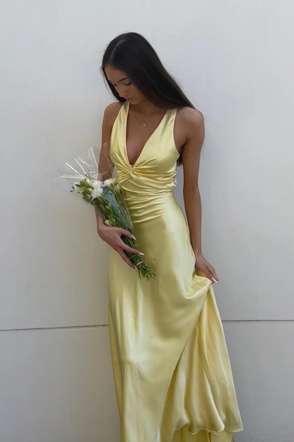 Sexy Meerjungfrau V-Ausschnitt langes Ballkleid P1620